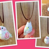 〝Ｓ様ご予約済み”　ことりネックレス　