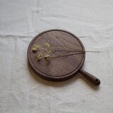 柄付きプレートSサイズ『ウォルナット』