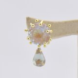 アンフォイルサフィレット　ミルククラウンピアス