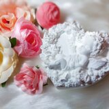 ♥️お花に囲まれて～ﾊｰﾄ型天使ちゃん♥️