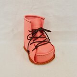 ハイカットスニーカー型  本革メガネ＆ペンスタンド 〜ディスプレイにも〜「ピンク」