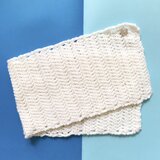 マフラー手編み　メリノウール100%