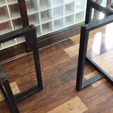 サイズオーダー可能　アイアン脚　アイアン　T型　一枚板