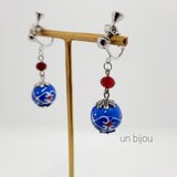 サラワクビーズイヤリング