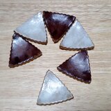 [送料無料] 陶器 箸置き 「しろとくろ」 ６点セット