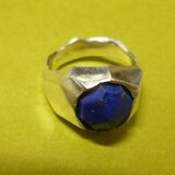 シルバーラピスリング　　dsr193j