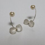 2leaves bud pierced earring(3ways)