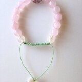 レピドクロサイトinクォーツ・ローズクォーツのブレスレット