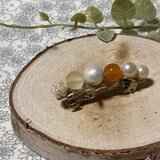 オレンジのバレッタ