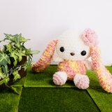 ロップイヤーうさぎ（垂れ耳カラー）☆あみぐるみ☆動物シリーズ