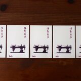 年賀状2021 Mishin Purple ５枚組