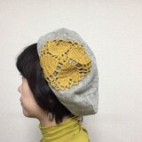 素朴な可愛らしさ、シンプルなベレー（グレー）