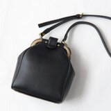 【受注生産】レトロなミニサイズのドクターズバッグ　Black