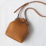 【受注生産】レトロなミニサイズのドクターズバッグ　Camel