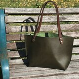 ✴︎Ｗell✴︎　本革手縫い　レザーバッグ　レザートート　A4サイズ　ユニセックス