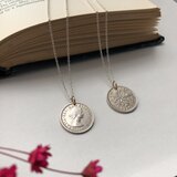 シックスペンスコイン ペンダント