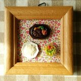 【フレーム】ハンバーグセット