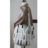 たためる大きなエコバッグ　台形パターン