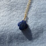 ラピスラズリの一粒ネックレス