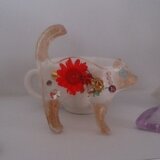 散歩猫 レジンブローチ・A (シャム)