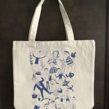 トートバック「忙しいヒト　ひまなヒト」