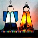 お雛様ランプ ステンドグラス 雛祭り