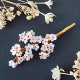 【受注制作】レース編み✳︎桜のブローチの画像