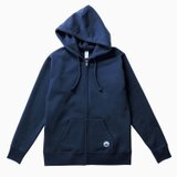 スーパーヘビーウェイトジップアップパーカー WED.刺繍ワッペン【ネイビー】