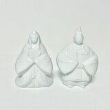 白磁の雛人形1対