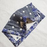 6重ガーゼハンカチ　リバティ(マーガレットアニーB)