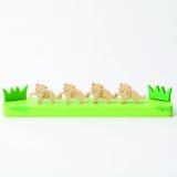 木育玩具 文字文字こねこ