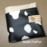 ホルスタイン 携帯用ボックスティッシュケースの画像