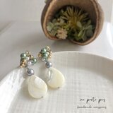 高瀬貝のチタンピアス