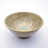 玻璃結晶 盃 緑