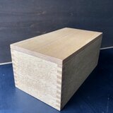 木箱　小物入れ　木製　マスク入れ　雑貨の画像