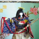 五月人形 太刀　和紙人形の画像