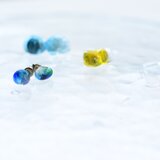 ガラスのピアス/青空の画像