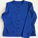 ドット釦のカーディガン ライト　 ✩新色✩