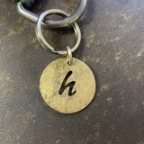 迷子札　真鍮　ドッグタグ　ネームタグ　オーダーメイド