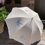 手描き日傘(晴雨兼用)ツバメ