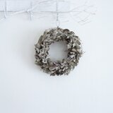 ユーカリとダスティーミラーの銀色リース