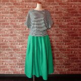 国産リネン　タックスカート　裏地＆シームポケット付き