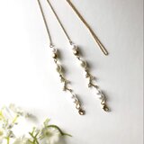 パールとストーン付きリーフのマスクチェーン