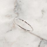 槌目リング Silver925 －Briller－