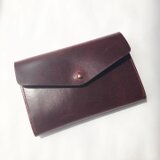 小銭が探しやすい 革のミニ財布 イタリア製レザー Medium Basic Wallet