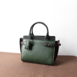 お洒落な牛革ハンドバッグ斜め掛けショルダーバッグピンク