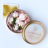 Lirielアロマストーン（ローズ（ピンクマーブル） ）