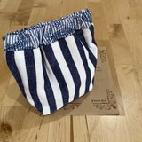 ストライプ バネポーチ