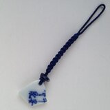 鎌倉の海の贈りもの「うみへん」＊陶片の根付（文字）