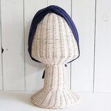 リネンヘアバンド　ブルー